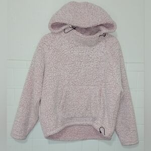 Cozy Pink Sherpa Hoodie